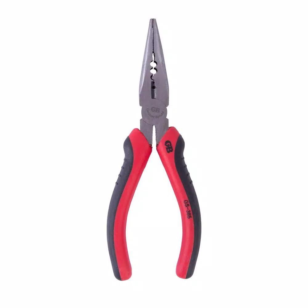 Gardner Bender GS-385 5-in-1 Long Nose Pliers with Cutter and Crimper
