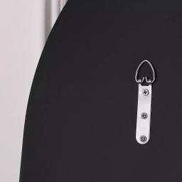 Home Decorators Collection Medium Arched Black Classic Accent Mirror thumbnail 4