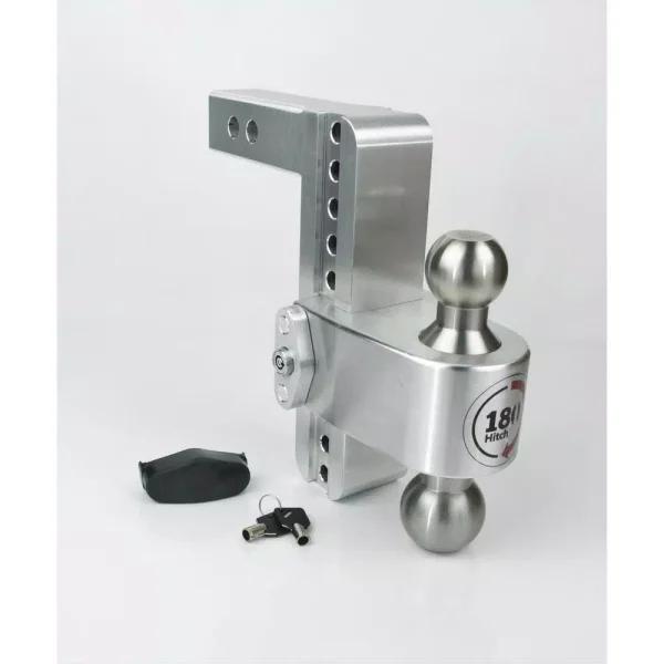 Weigh Safe 180-Hitch Adjustable Aluminum Trailer Hitch Ball Mount