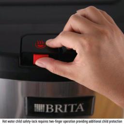 Brita Bottom-Loading Water Cooler with Built-In Filter, Stainless Steel, Hot and Cold thumbnail 4