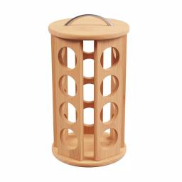 Classic Cuisine 20-Count Bamboo Rotating Coffee Pod Organizer Carousel thumbnail 1