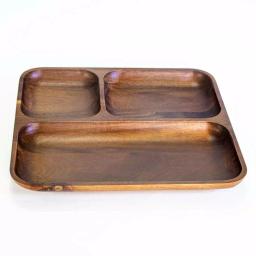 BergHOFF Acacia Natural Wood Round Serving Tray Set, 2-Piece thumbnail 2