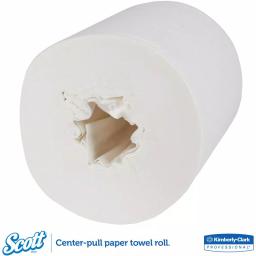 Scott Roll Control Center-Pull Paper Towels, 700 Sheets Per Roll, White thumbnail 2