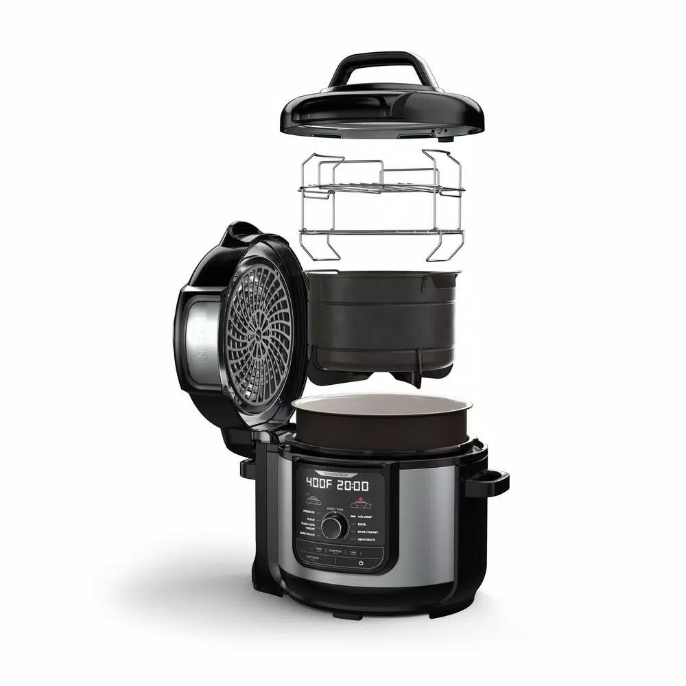 Ninja Foodi Deluxe 8 Qt. Stainless Steel Pressure Cooker and Air Fryer