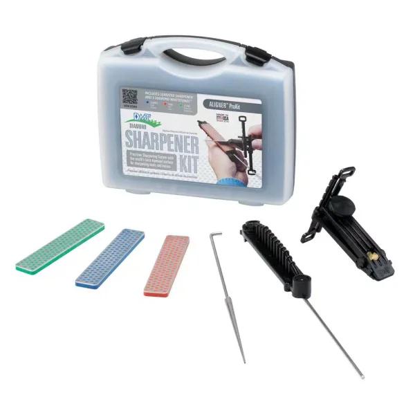 DMT Aligner Pro Kit Diamond Guided Sharpening System with 7-Angle Adjustable Guide