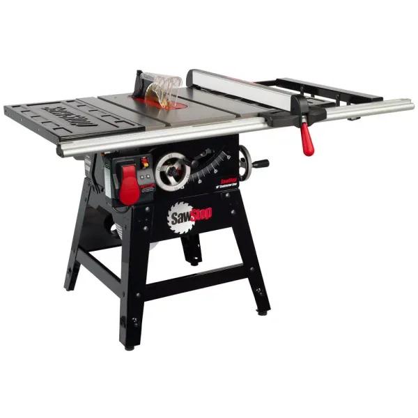 SawStop Contractor Table Saw with 1.75 HP Motor and 30 in. Aluminum Fence