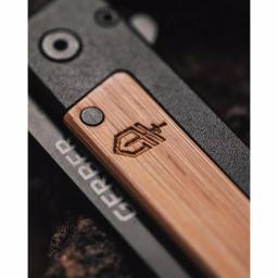 Gerber Quadrant 2.7 in. Straight Edge Sheepsfoot Pocket Knife with Bamboo Handle thumbnail 9