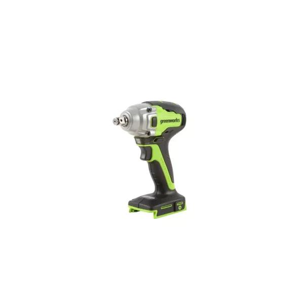 Greenworks 24V Cordless Brushless 1/2 in. Impact Wrench, Tool Only