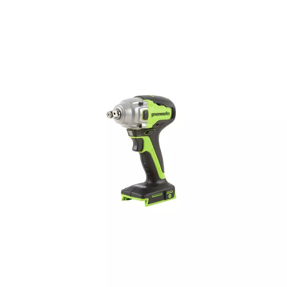 Greenworks 24V Cordless Brushless 1/2 in. Impact Wrench, Tool Only