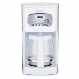 Cuisinart 12-Cup White Drip Coffee Maker with Stainless Steel Accents and Programmable Timer thumbnail 1