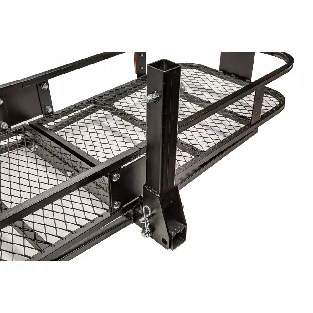 Detail K2 500 lb. Capacity 60 in. x 20 in. Steel Folding Hitch Cargo Carrier for 2 in. Receiver