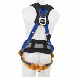 Werner Blue Armor 1000 Construction Harness with 3 D-Rings, XXL, Blue thumbnail 4