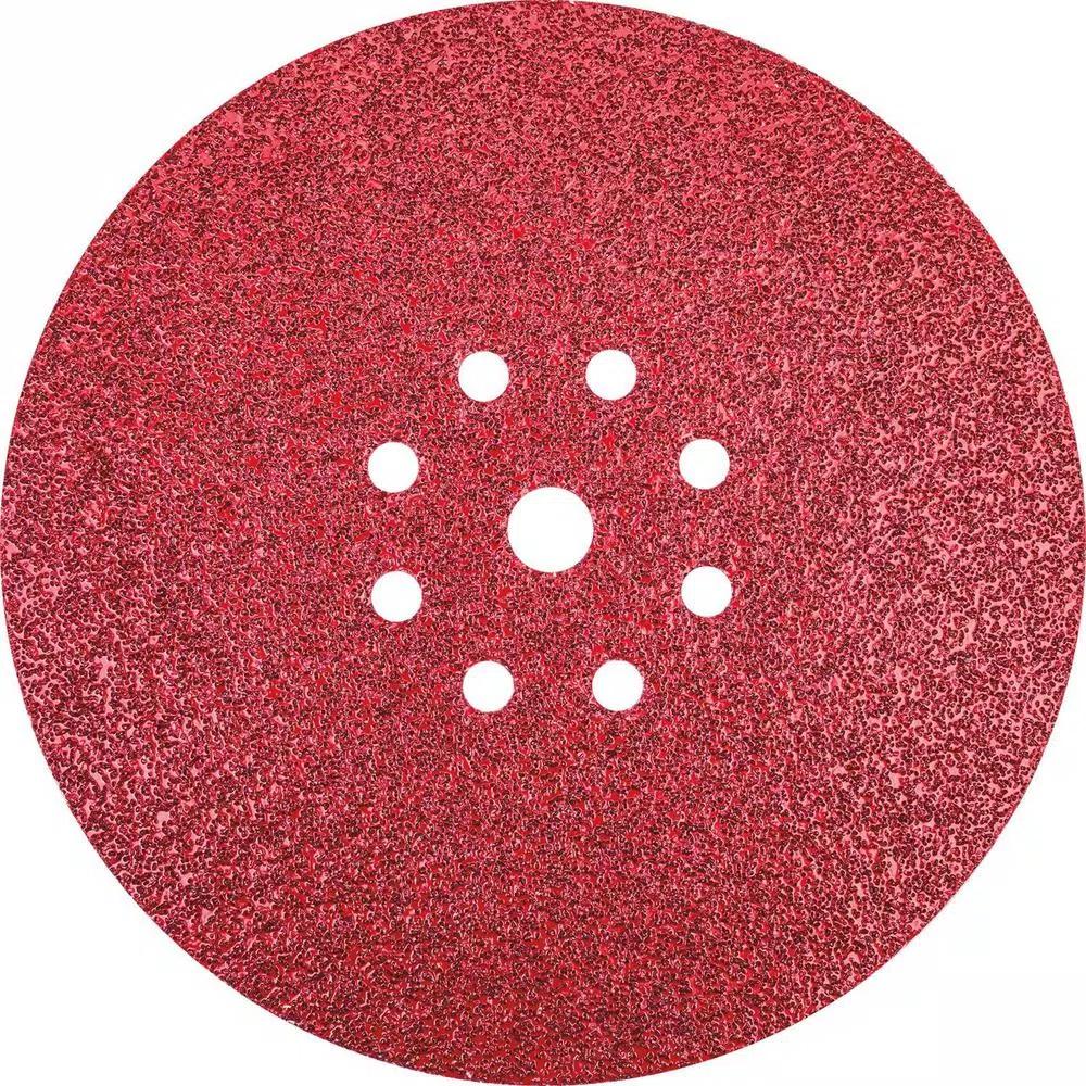 Makita 9 in. Round Abrasive Sanding Discs, 40-Grit, Hook & Loop (25 Pack)