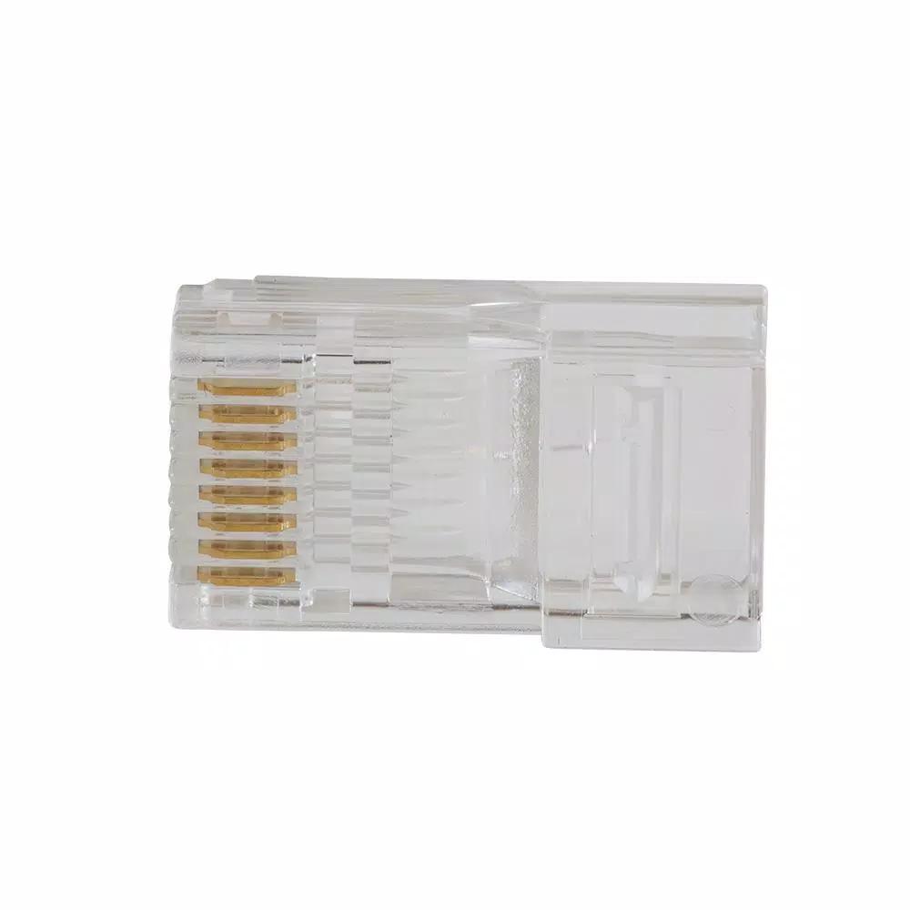 Klein Tools CAT6 Pass-Thru Modular Crimper, Radial Stripper, and 20-Pack Connector Set