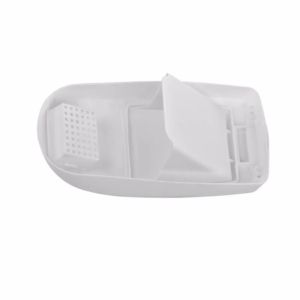 Alpine Industries 19 Qt. White Step-On Sanitary Napkin Receptacle & Waste Basket