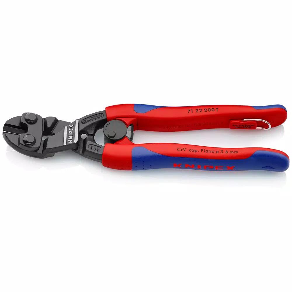 KNIPEX 8 in. Angled CoBolt Mini Bolt Cutters with Comfort Grips