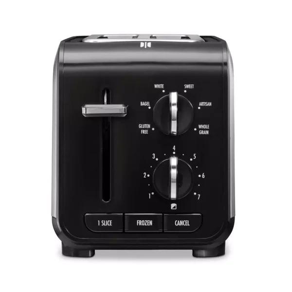Hamilton Beach Expert-Toast 2-Slice Toaster, 900W, Black and Stainless Steel with Wide Slots