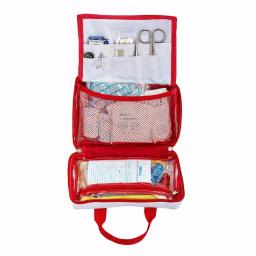 AdirMed 154-Piece Ultimate First Aid Kit - Weather-Resistant Red Carrying Case thumbnail 2
