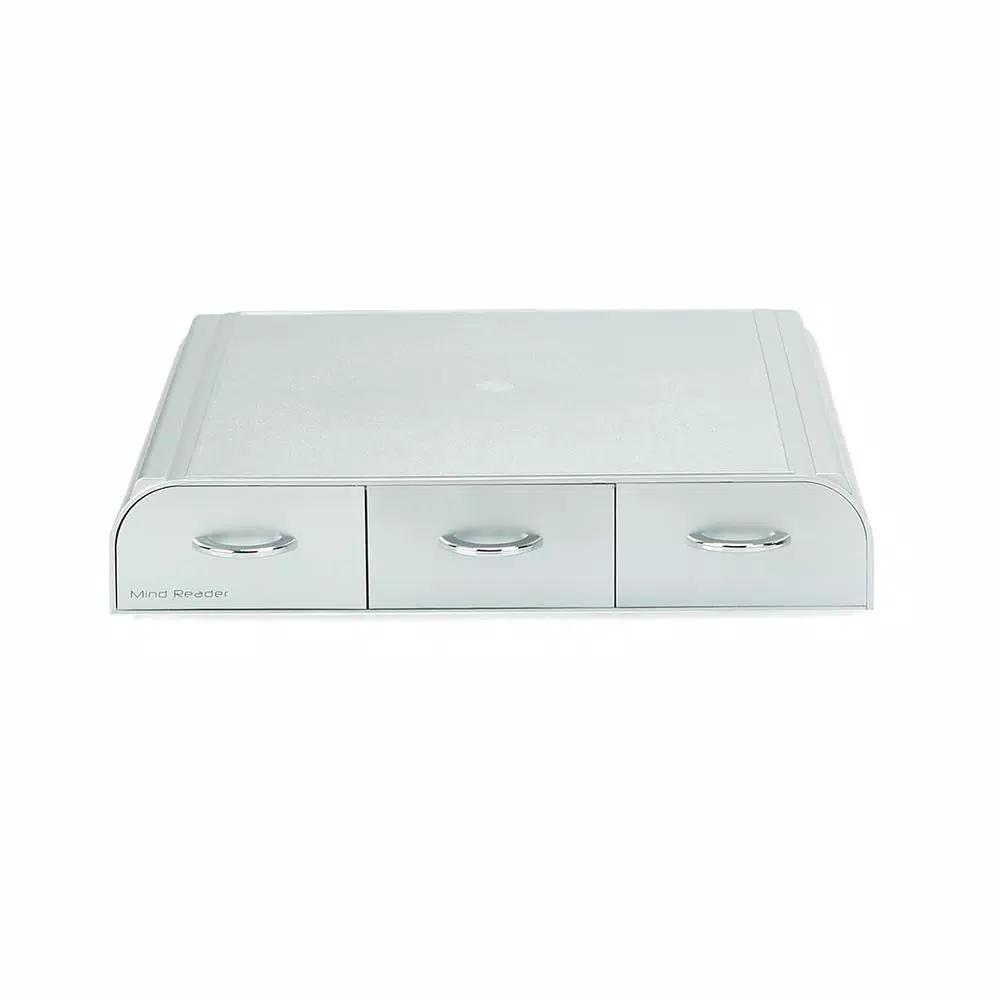 Mind Reader 36 Capacity Single Serve Coffee Pod Holder Drawer, Silver - Compatible with Keurig, Dolce Gusto, CBTL & Verismo