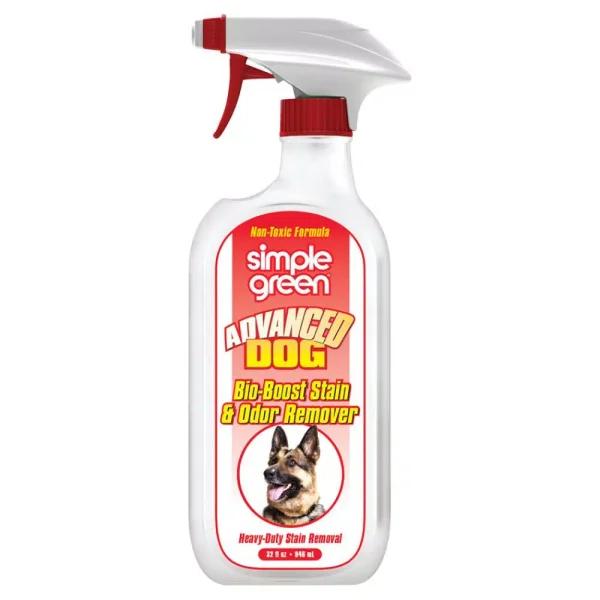 Simple Green Advanced Dog Bio-Boost Stain and Odor Remover, 32 oz (Case of 12)