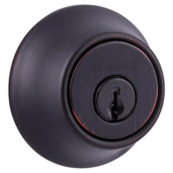 Kwikset 660 Series Single-Cylinder Deadbolt, Venetian Bronze