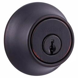 Kwikset 660 Series Single-Cylinder Deadbolt, Venetian Bronze thumbnail 1