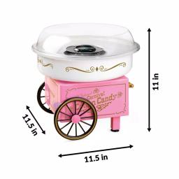Nostalgia 450W Pink Cotton Candy Maker, Vintage Carnival Style Tabletop Machine thumbnail 7