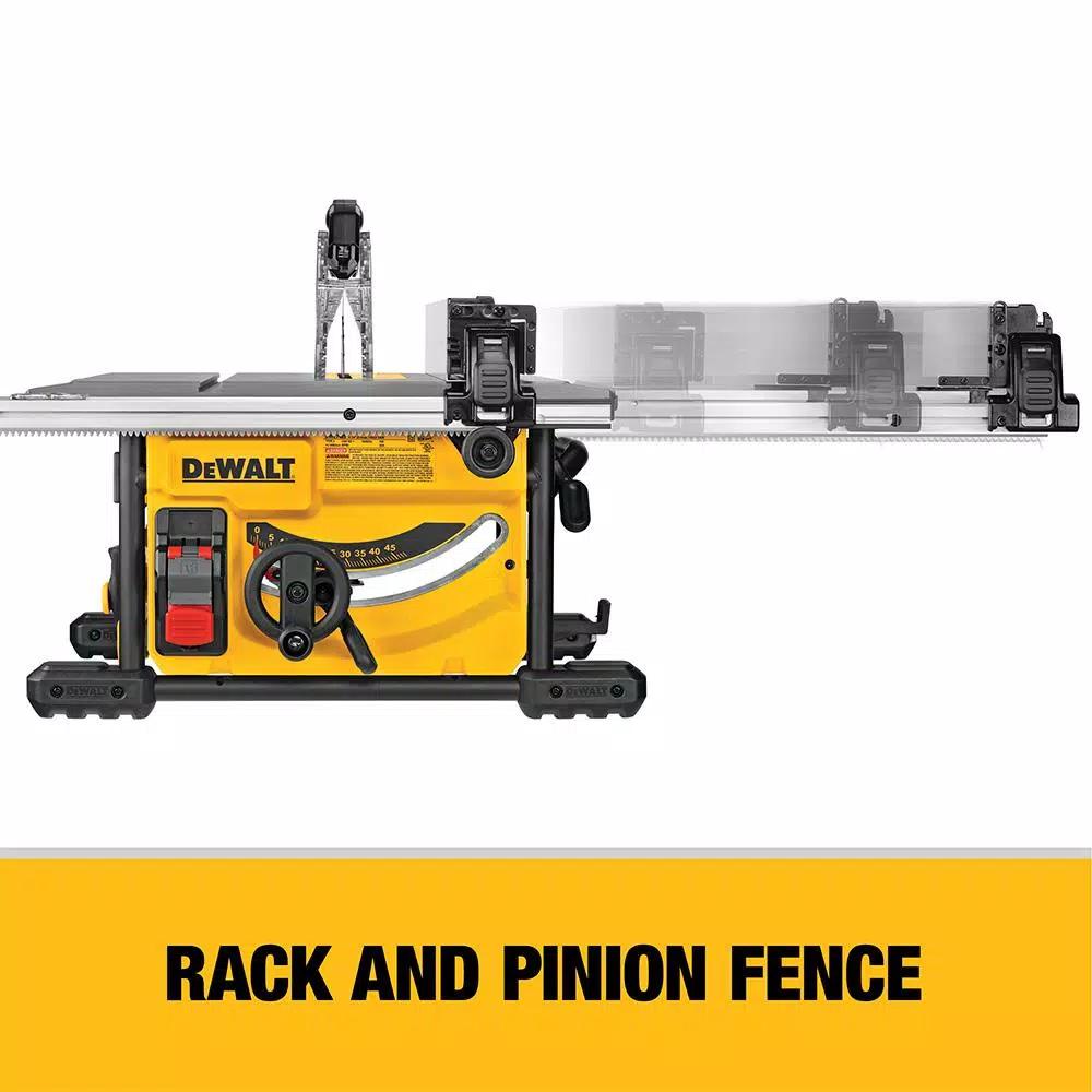 DEWALT DWE7485 8-1/4 in. 15 Amp Corded Compact Jobsite Table Saw