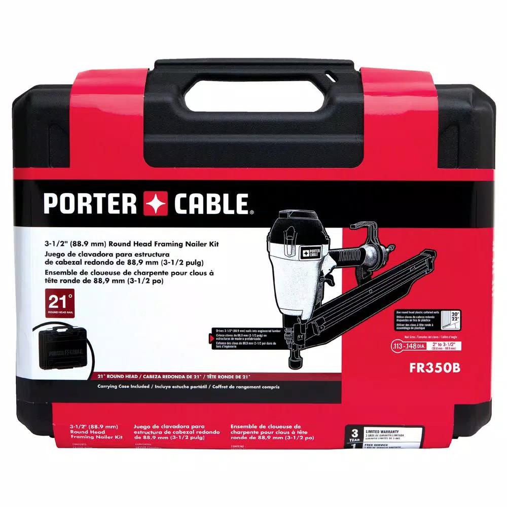 Porter-Cable Pneumatic 21-Degree 3-1/2 in. Framing Nailer & 16-Gauge Finish Nailer Kit