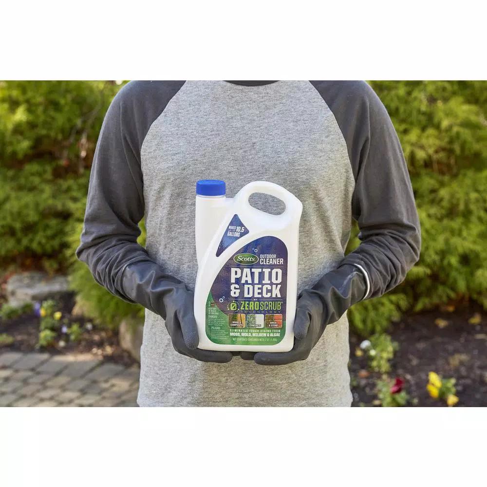 Scotts Outdoor Cleaner Patio and Deck Concentrate with ZeroScrub Technology, 0.5 Gal.
