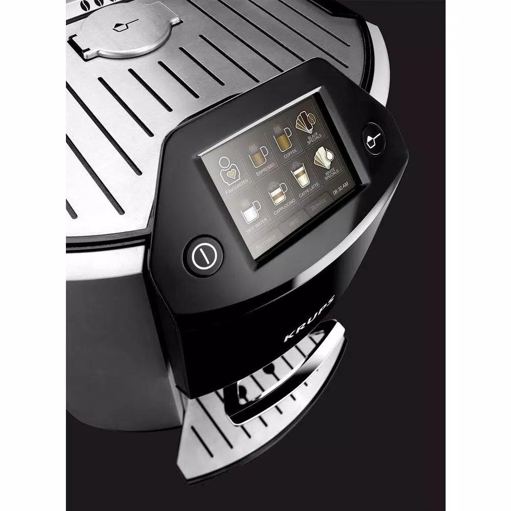 Krups Barista One Touch Fully Automatic Stainless Steel Espresso Machine with Built-In Grinder