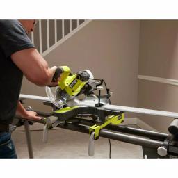RYOBI 7-1/4 in. Sliding Compound Miter Saw with Stand, 10 Amp, 5350 RPM Kit thumbnail 10