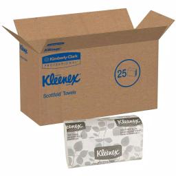 Kleenex Scottfold White Premiere Folded Paper Towels, 120 Count, 25 Pack Case thumbnail 2