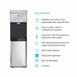 Avalon A13 Electric Bottleless Water Dispenser, Stainless Steel, 3 Temperatures, Self-Cleaning thumbnail 3