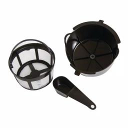 Continental 4-Cup Black Drip Coffee Maker with Non-Stick Keep Warm Plate and Permanent Filter thumbnail 3