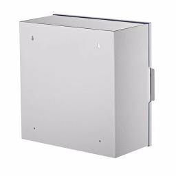 AdirMed Universal Steel AED Wall Cabinet with Clear Acrylic Window - White thumbnail 2