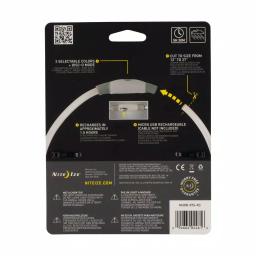 Nite Ize NiteHowl LED Rechargeable Safety Necklace, Disc-O Select Multi-Color Dog Collar thumbnail 2