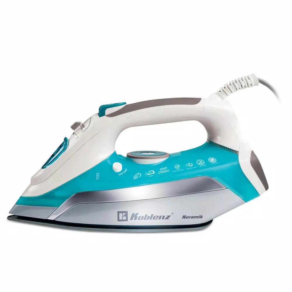 Koblenz PKK-750 SA Secure Keramik Pro Steam Iron, 1200W, Green