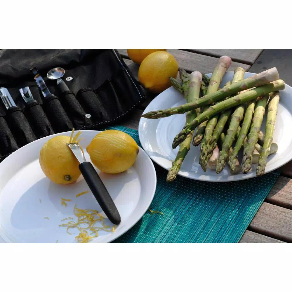 BergHOFF Essentials 8-Piece Stainless Steel Garnishing Tool Set with Carrying Case