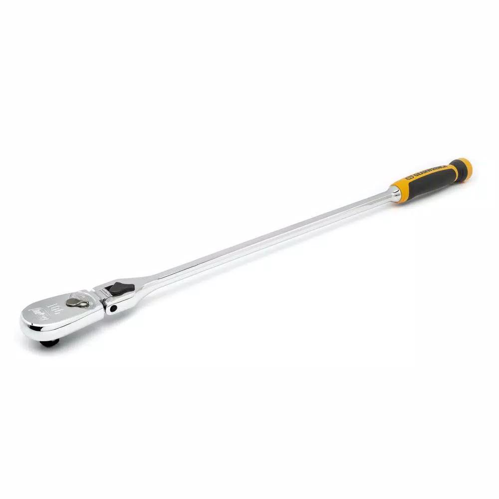 GEARWRENCH 1/2 in. Drive 24 in. 90 Tooth Locking Flex Head Teardrop Ratchet