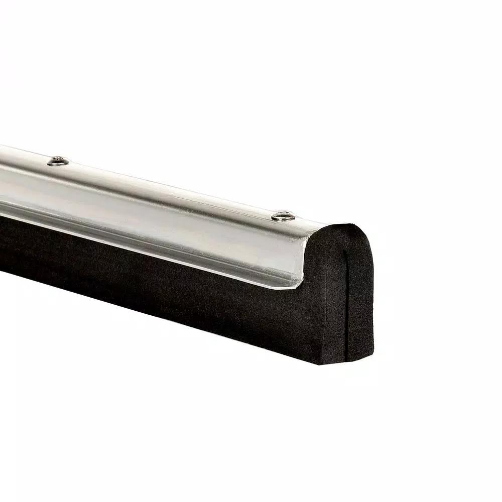 Alpine Industries 22 in. Professional Dual Moss Rubber Floor Squeegee, Black