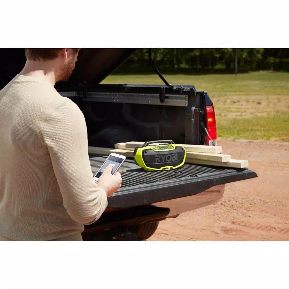 RYOBI 18V ONE+ Hybrid Bluetooth Stereo and Portable Fan Combo Kit (Tools Only)