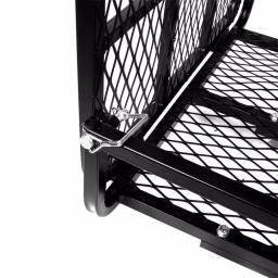 XtremepowerUS Stark 500 lb. Capacity 49 in. x 32 in. Steel Folding Ramp-Style Hitch Mounted Cargo Carrier for 2 in. Receiver thumbnail 4