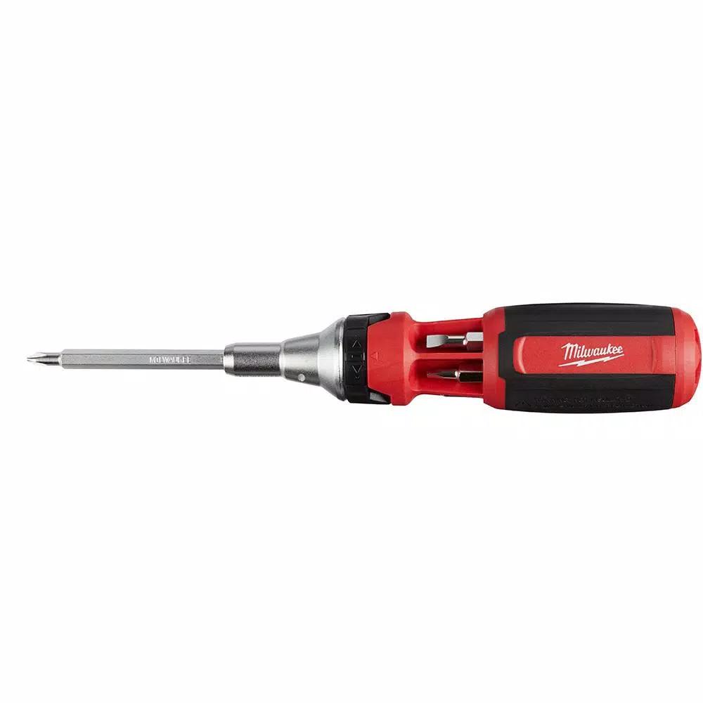 Milwaukee 2-Piece Multi-Bit Screwdriver Set: 9-in-1 Ratcheting & 8-in-1 Compact Drivers