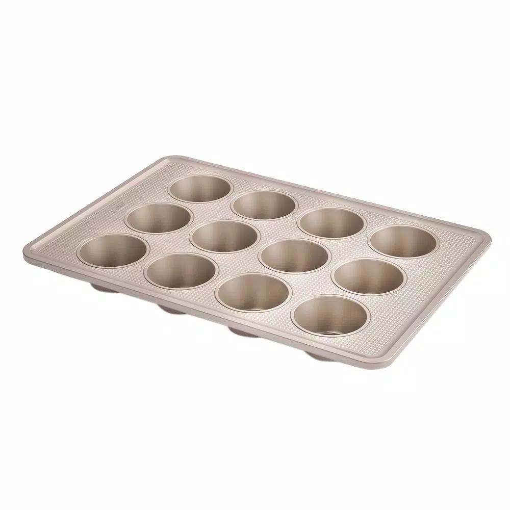 OXO Good Grips Non-Stick Pro 12-Cup Muffin Pan, Commercial-Grade Aluminized Steel