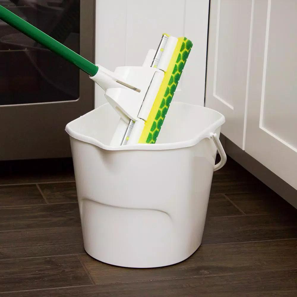 Libman 3 Gallon Heavy Duty Polypropylene Household Bucket with Comfort Grip Handle