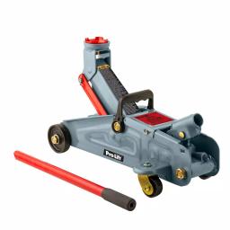 Pro-Lift 3000 lbs. Capacity Hydraulic Trolley Floor Jack with Blow Molded Case, Grey thumbnail 3