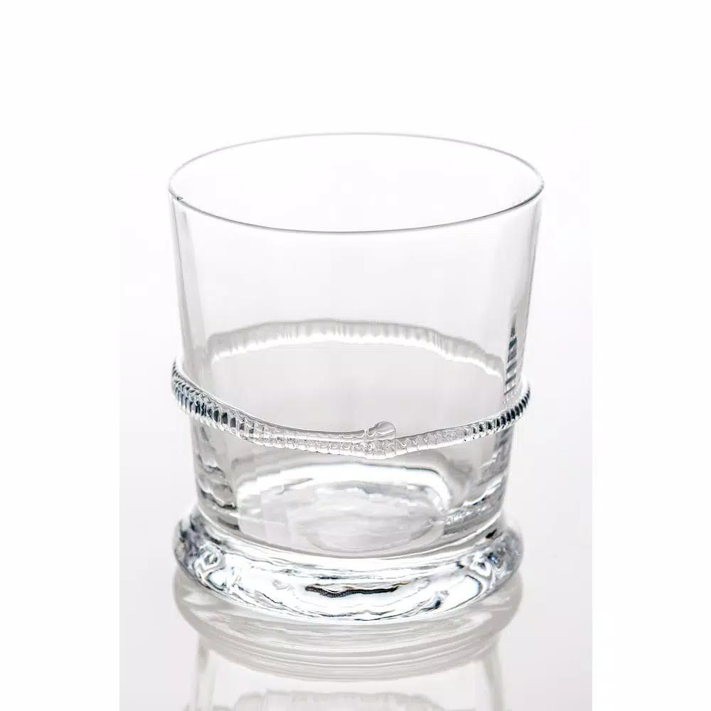 Abigails Lionshead Double Old-Fashioned Glass with Applied Rope Detail (Set of 4)