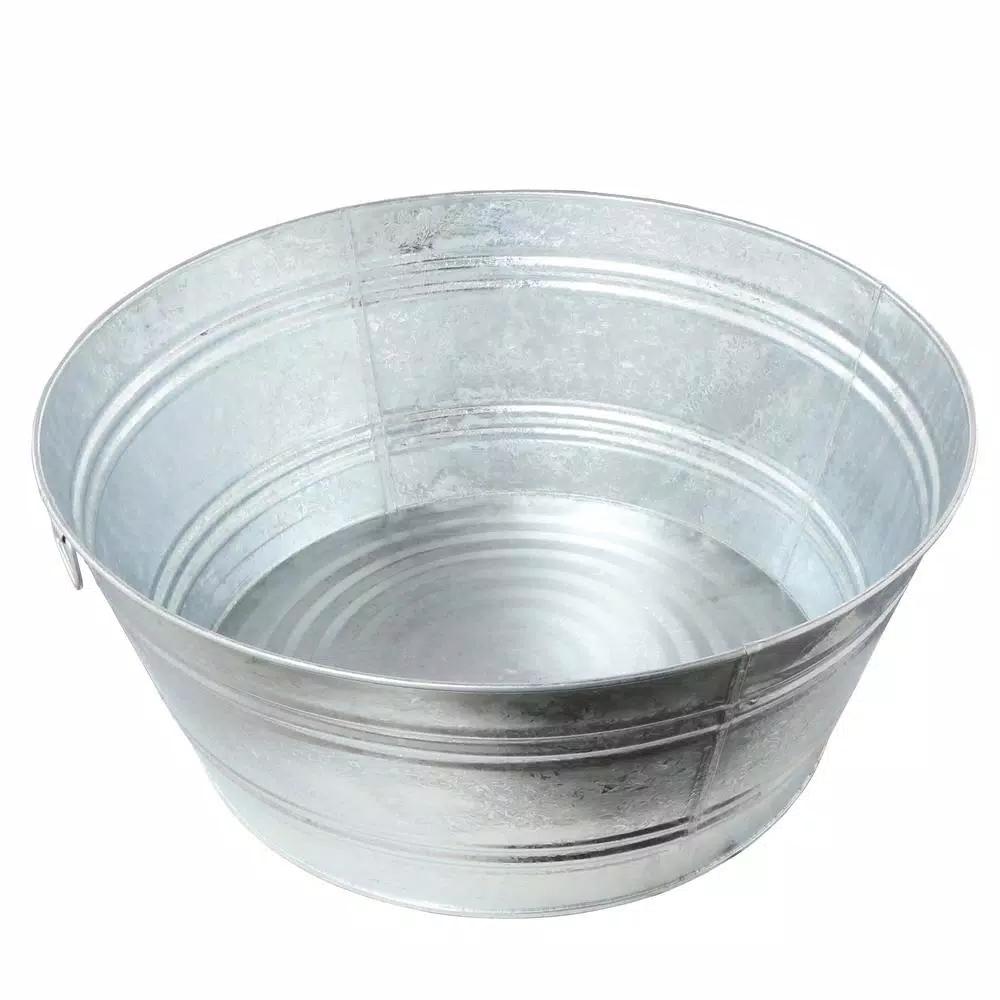 Behrens 35 Gal. Hot Dipped Galvanized Steel Round Utility Tub