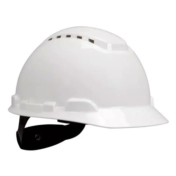 3M H-700 Series Vented White Hard Hat with UVicator Sensor (Case of 20)